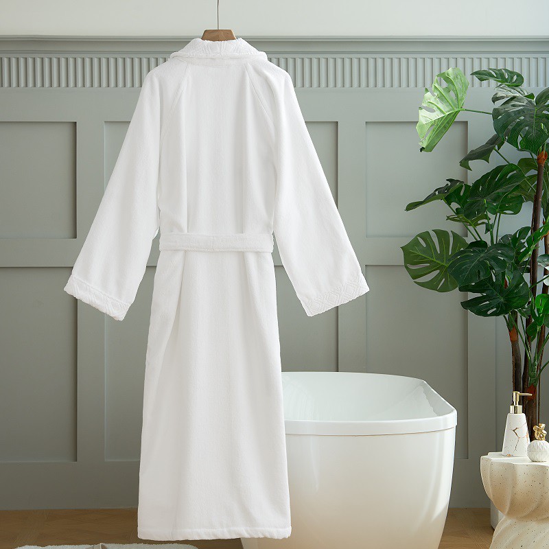 Diamond Jacquard Velour Bathrobe suppliers